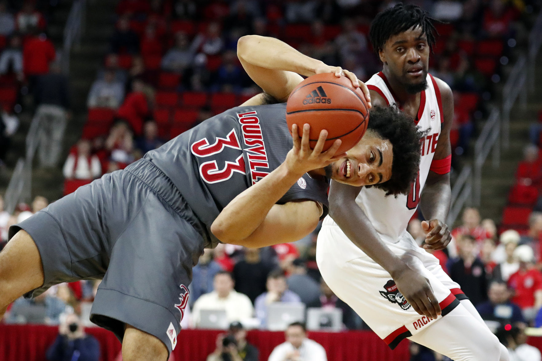 APTOPIX Louisville NC State Basketball